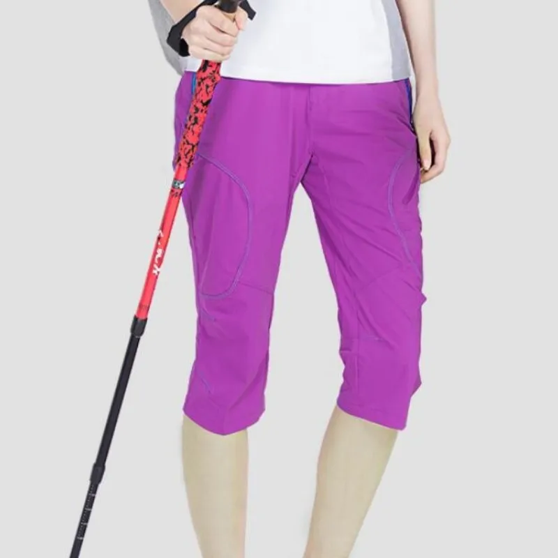 

Summer Sweat Softshell Comfort Climbing Shorts Women Slim Fit High Quality Outdoor Running Trekking Stretch Thin Sportswear