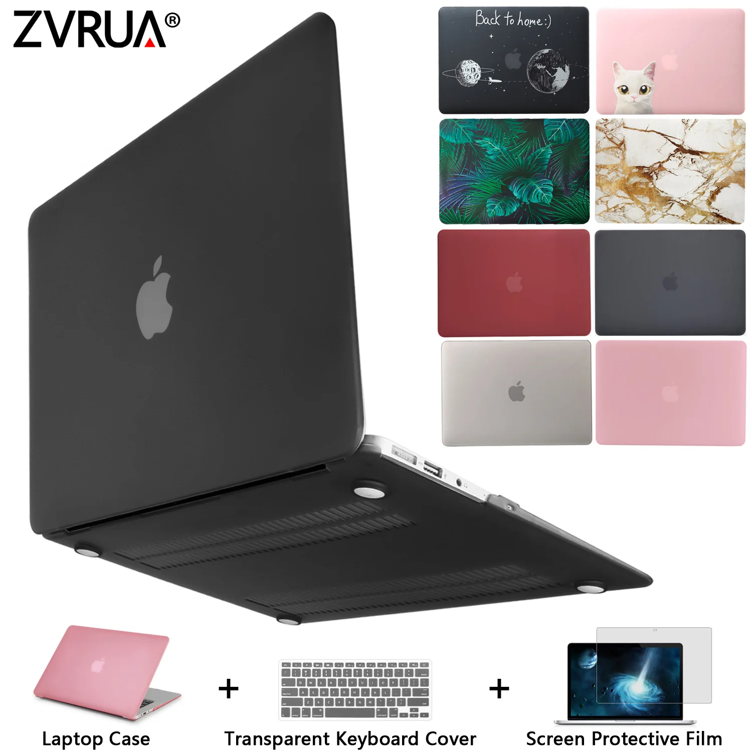 

2019 New Laptop Case For Apple MacBook Air Pro Retina 11 12 13 15 inch for 13.3 A1706 mac book Pro with Touch Bar+Keyboard Cover