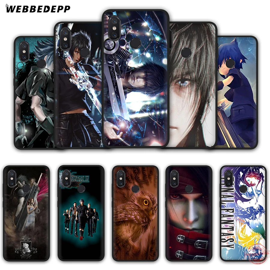 

WEBBEDEPP Final Fantasy Soft Silicone Case for Xiaomi Mi 6 8 9 SE MAX 3 A1 A2 Lite F1 Cover