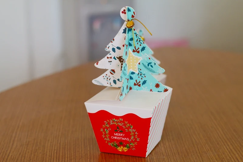Веселая рождественская ель подарок коробка, печенье холоката картонные коробки для выпечки, Рождественская коробка для яблок, Рождественский подарочная коробка 30 шт./партия