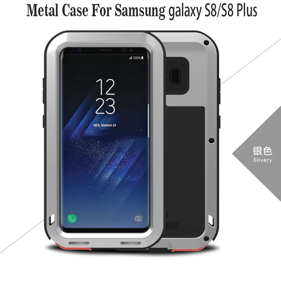 imágenes para Galaxy S8 + Caso AMOR MEI Potente Lujo Doom Metal Armor Choque Caso de Aluminio a prueba De Coque Para Samsung Galaxy S8 S8 Plus 6.2" imágenes para Galaxy S8 + Caso AMOR MEI Potente Lujo Doom Metal Armor Choque Caso de Aluminio a prueba De Coque Para Samsung Galaxy S8 S8 Plus 6.2"