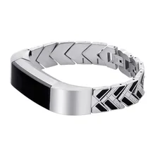 Ремешок Для Fitbit Alta Ace Alta HR металлические полосы, серебристый цвет, подходит для большинства запястья 5,5 дюймов-7,5 дюймов, без трекера