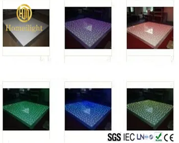 

12FT*12FT RGB 3 In1 Led Dance Floor Starlit Dance Floor For Stage Light Wedding Party Car Show Disco