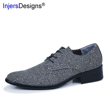 

Brand Fashion Shoes Men Party Wedding Shoes New Zapatos De Hombre Comfortable Male Footwear Pointed Toe Oxfords Men Formal Shoes