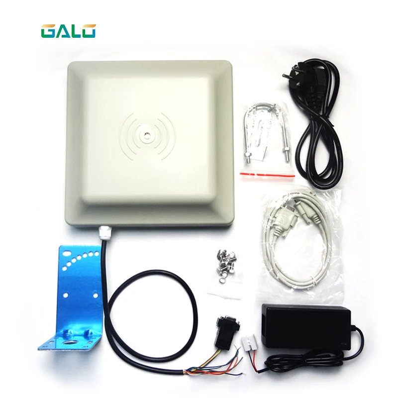 UHF RFID кард ридер 6 м длинный диапазон 8dbi антенна RS232/RS485/Wiegand считывание