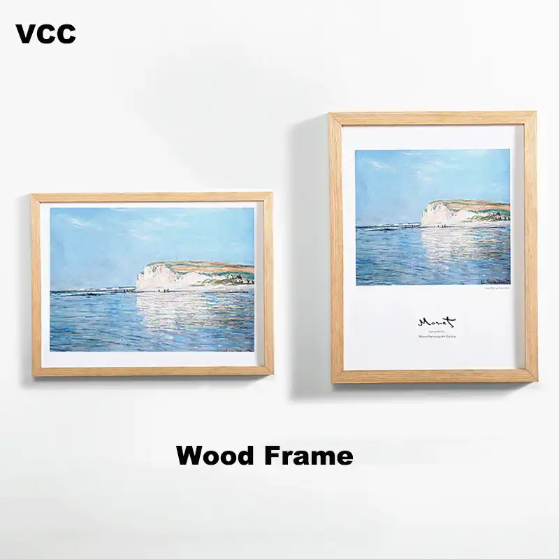 Nature Wooden Classic Picture Frame Photo A4 A3 Black White Coffee