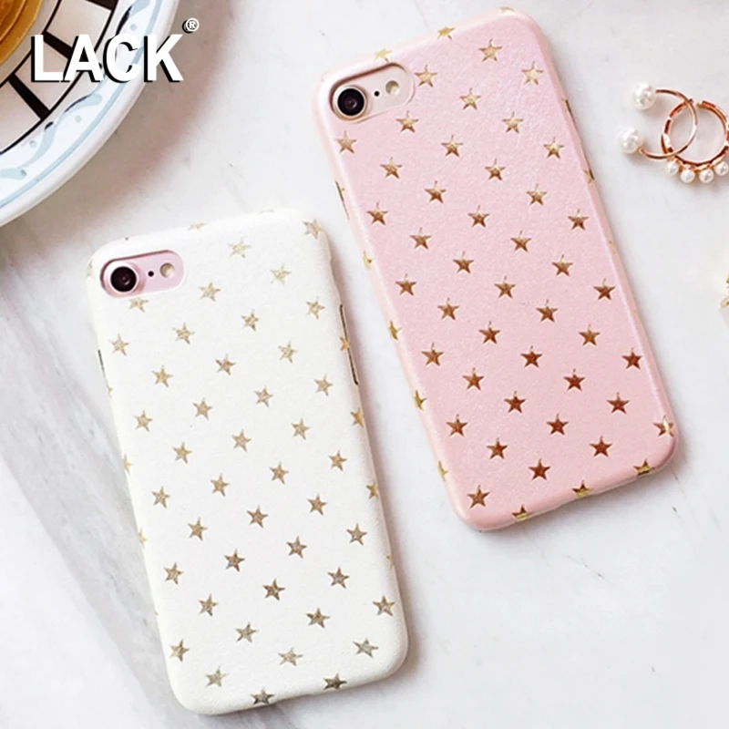 Goedkoop GEBREK Luxe Ultra Dunne Gouden Sterren Patroon Case Voor iphone 7 Case Fashion Leuke Cover Telefoon Voor iphone7 7 PLus Capa Fundas