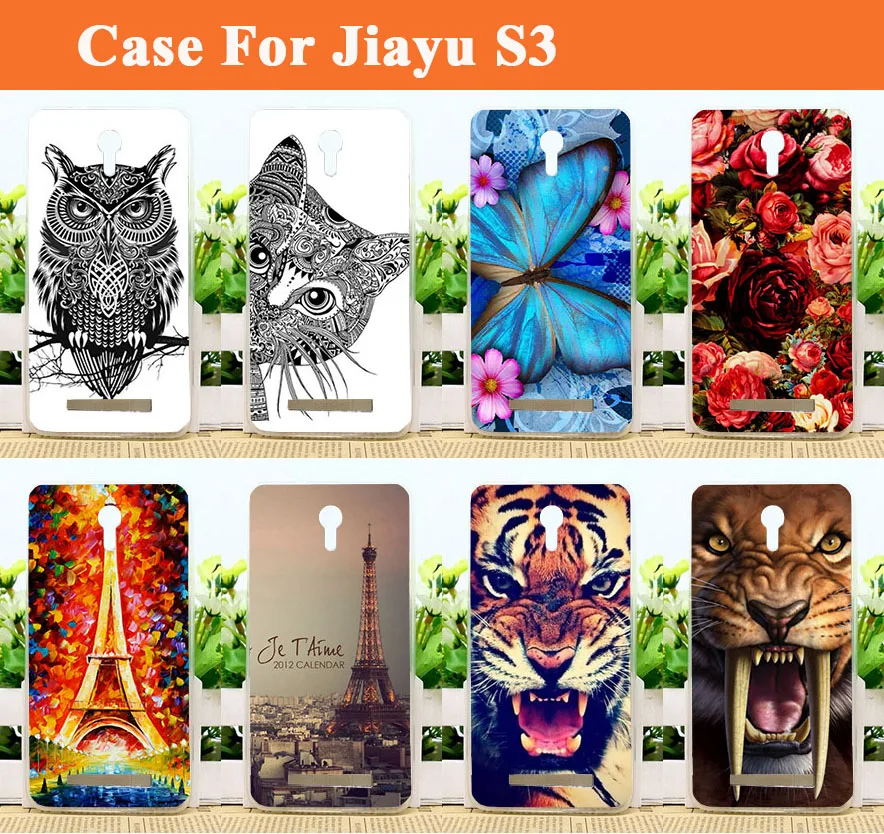 Для JIAYU S3 чехол/Цветной живопись мягкая термополиуретановая крышка-чехол для с 14