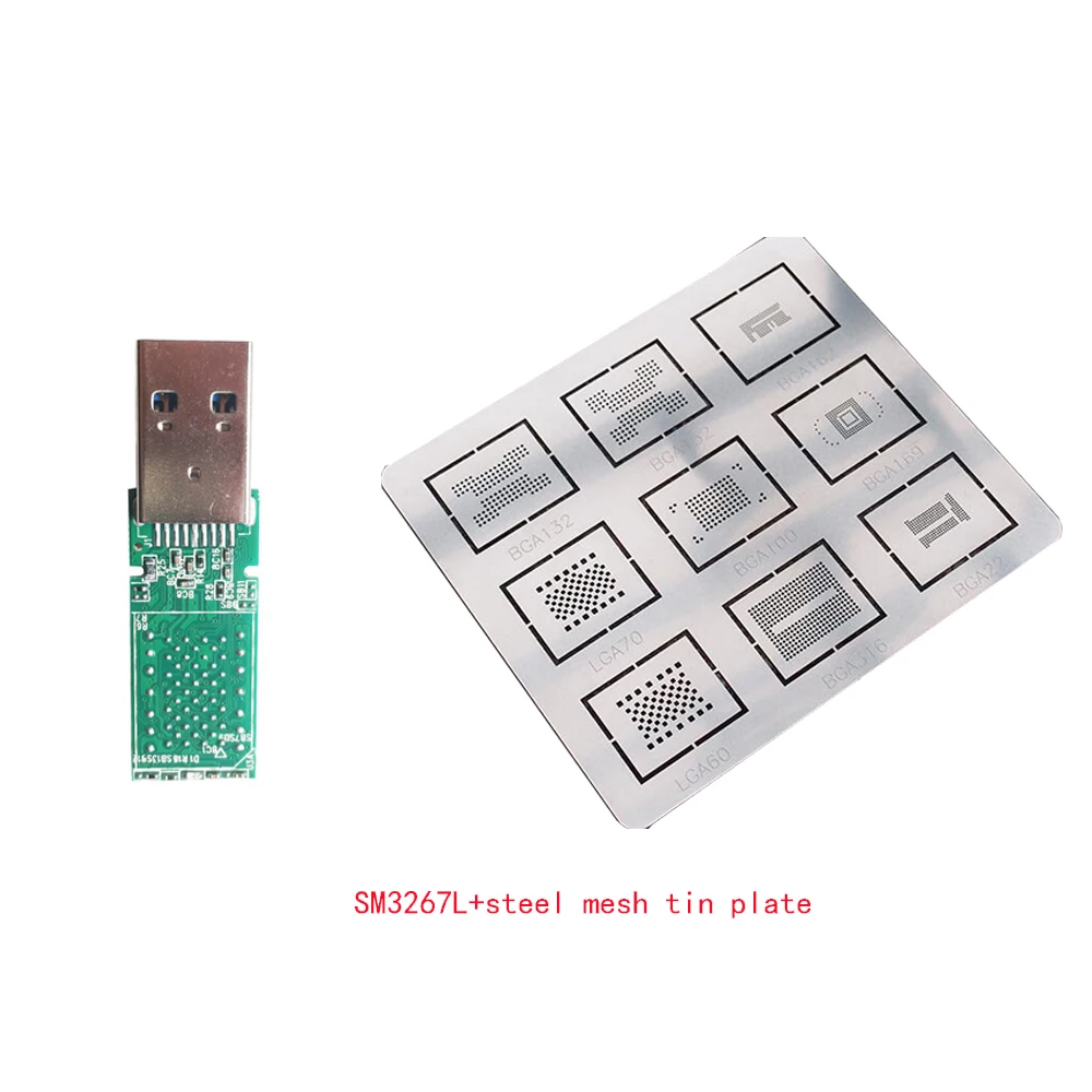 Fo iphone usb3.0 U диск LGA60 SM3267L плата управления PCB без кристалла с LGA двойной pad E2NAND Hynix +