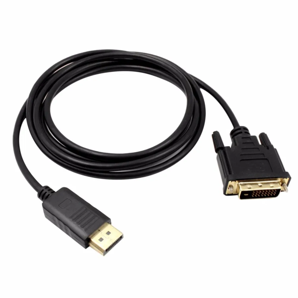 Дисплей Порт DP к DVI кабель папа-папа Дисплей порт к DVI адаптер подключения 1080P HD для HDTV ПК ноутбук проектор