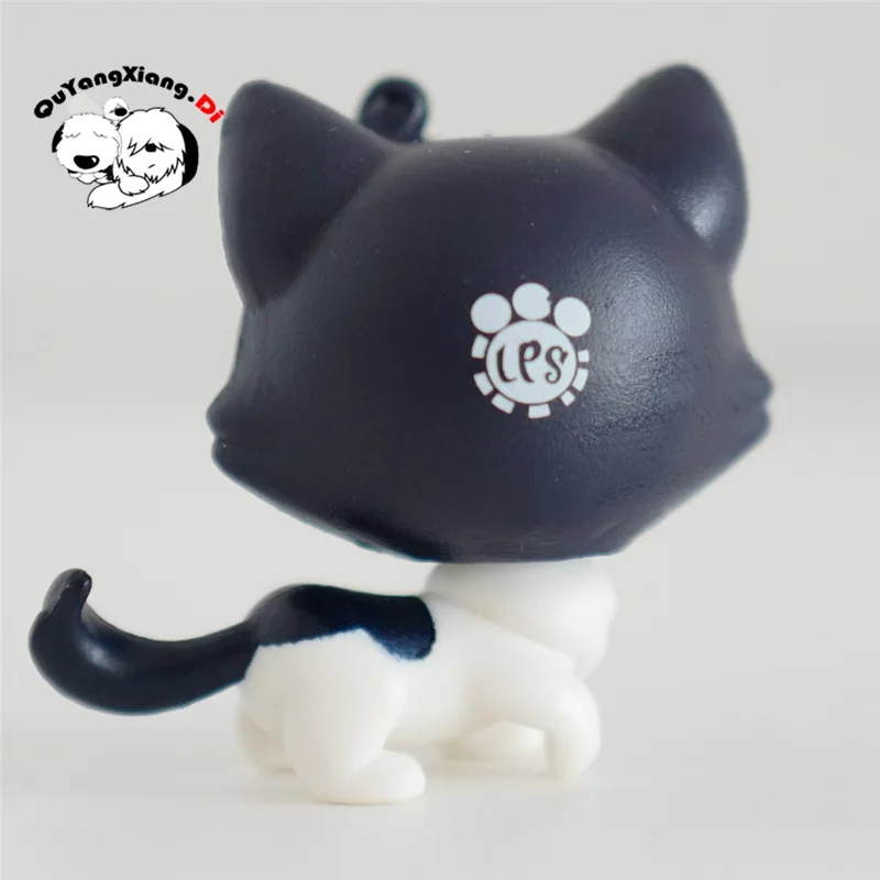 CWM073 Pet Shop черно белая кукла в виде котенка фигурка животного|Игровые фигурки и