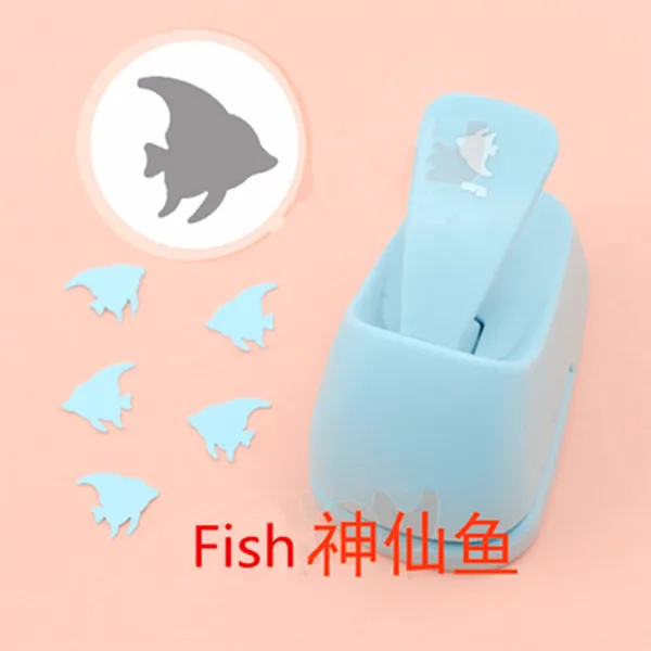 Angelfish shaped экономит мощность бумаги/eva ремесло удар записная книжка ручной работы DIY лепесток Дырокол Феи рыбы Дырокол