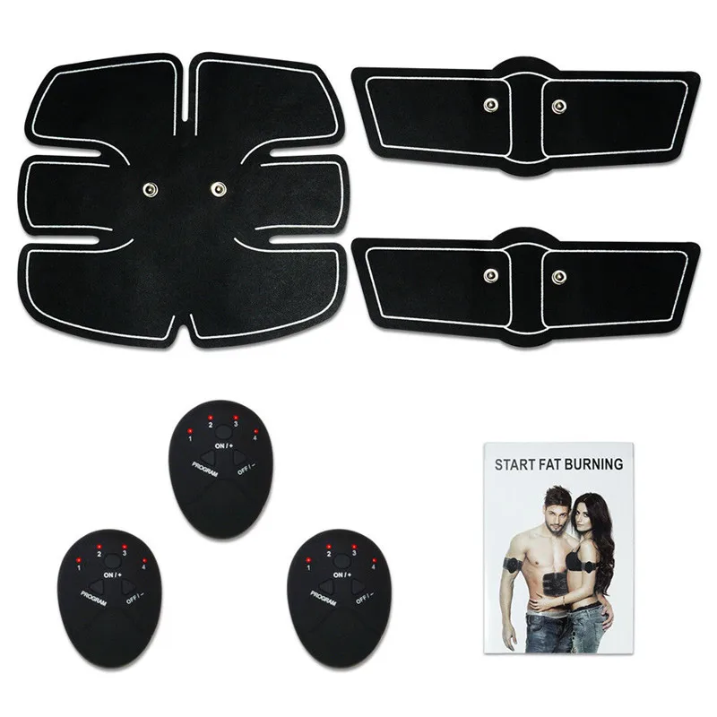Muscle Training Body Shape Fit Set Wireless ABS Stimulator Abdominal Muscle Trainer Fitness Abdominal Toner Leg Arm Exercise