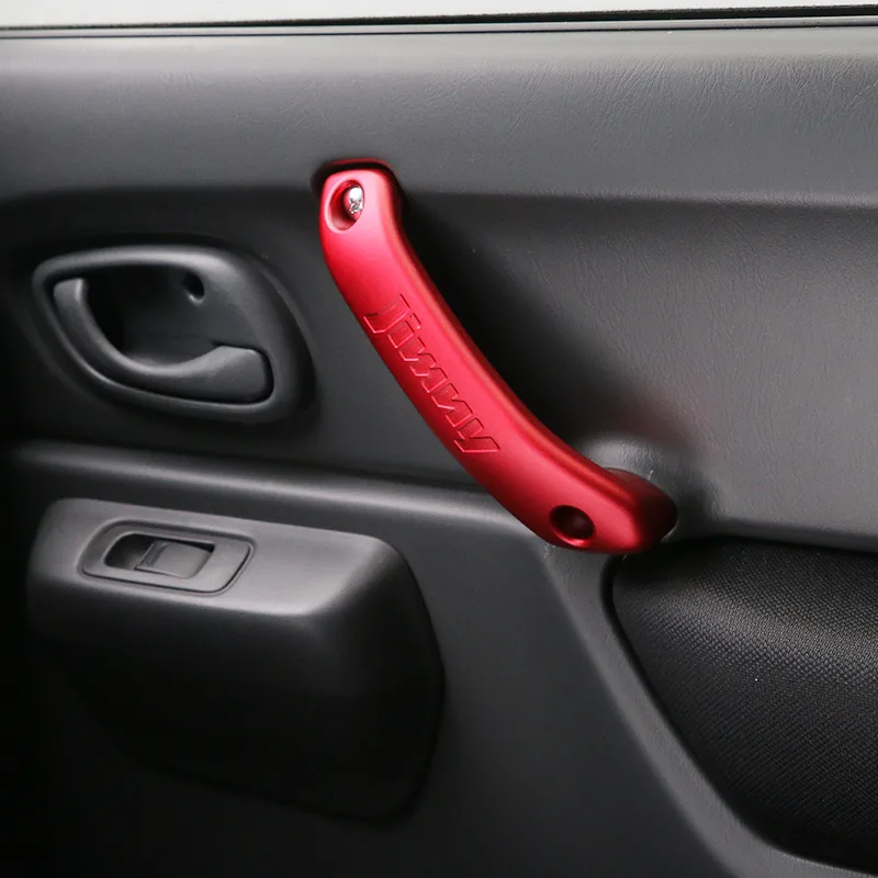 Shineka Aluminum Alloy Internal Door Grab Handle Cover Sticker Auto Zubehör Aluminiumlegierung Innentür Haltegriff Abdeckung Aufkleber Geeignet Für Suzuki Jimny