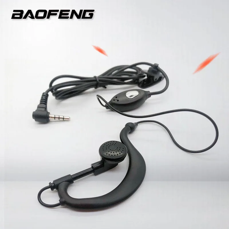 Baofeng Walkie Talkie гарнитура наушники Mic для BAOFENG UV 3R Transceiver 2 стороннее Радио аксессуары
