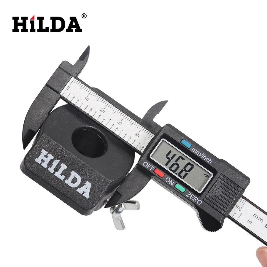 150mm 6 inch LCD Digital Electronic Carbon Fiber Vernier Caliper Gauge Micrometer Measuring Tool Ruler Digital Calipers