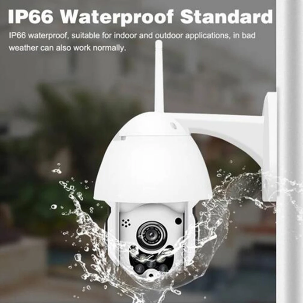Беспроводная Wifi ip камера 1080P PTZ наружная скоростная купольная безопасности
