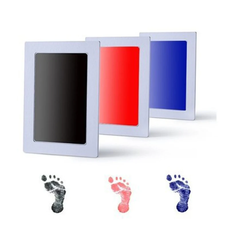 

Newborn Baby Handprint Footprint Pad Safe Clean Non-Toxic Clean Touch Ink Pad Photo Easy To Operate Hand Foot Print Pad