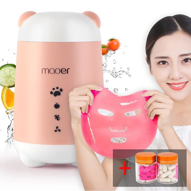 Face Mask Maker Machine Facial Treatment DIY Automatic Fruit Natural Vegetable Collagen Home Use