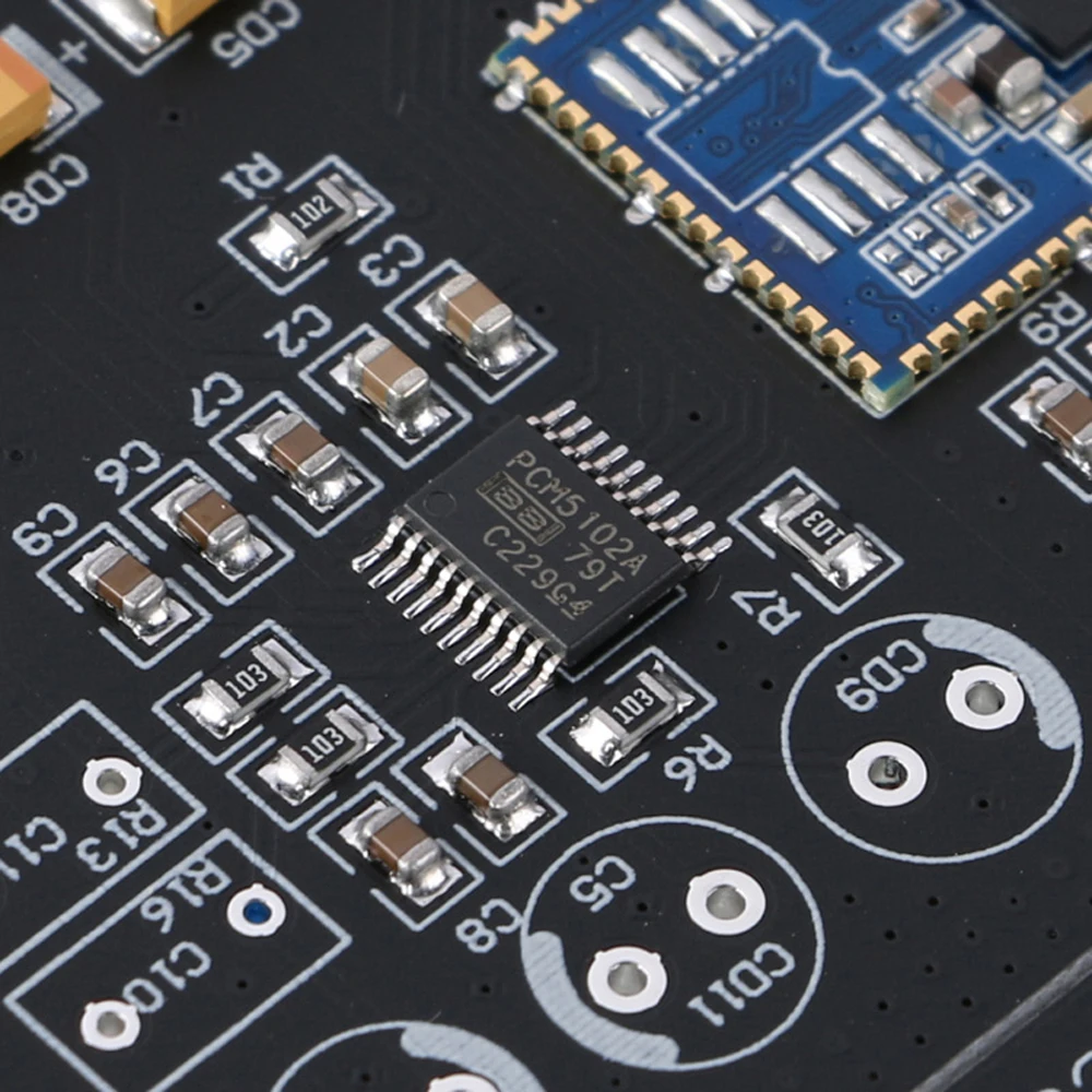 CSR8675 Bluetooth 5,0 APTX HD беспроводной приемник плата PCM5102A ies DAC декодер поддержка 24 бит с антенной A2-001 B3-001