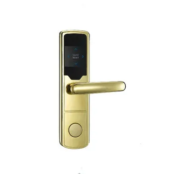 

Rfid Electronic Hotel Room Card Key System Hotel Lock with Manual Key Et668rf
