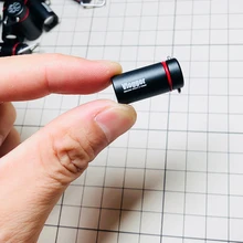 Mini lanterna portátil à prova d'água, miniatura, ultra-pequena, brilhante, led, com botão, para todos os dias, para tiktok vlogs g
