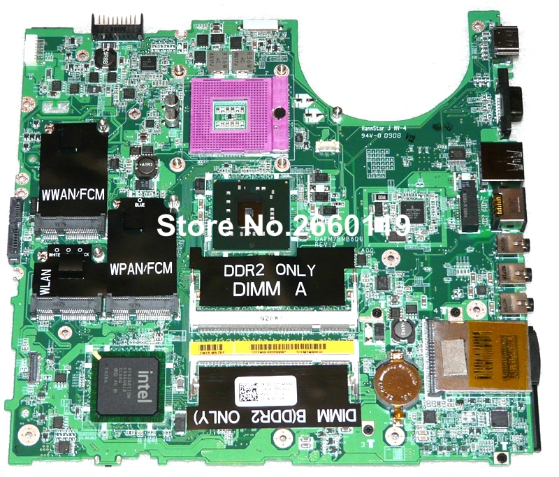 

100% Working Laptop Motherboard For Dell 1537 GM45 P172H DAFM7BMB6D0 System Board fully tested and cheap shipping