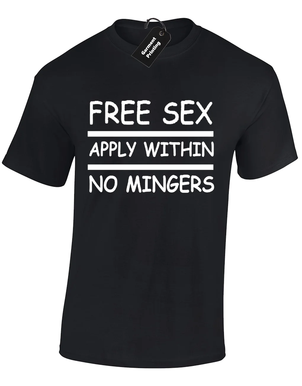 NO MINGERS MENS T SHIRT FUNNY RUDE DESIGN TOP S 5XL GIFT Mens 2018