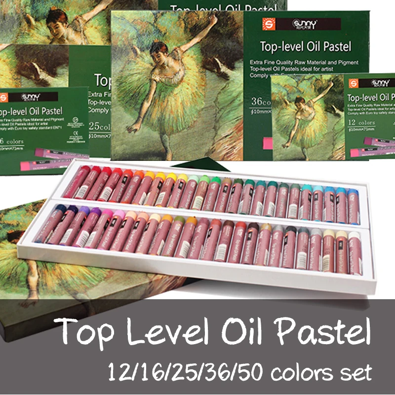 Sunny Top level oil pastel chalks kids  crayons  art pen pastel  cheap Drawing painting for children Free shipping