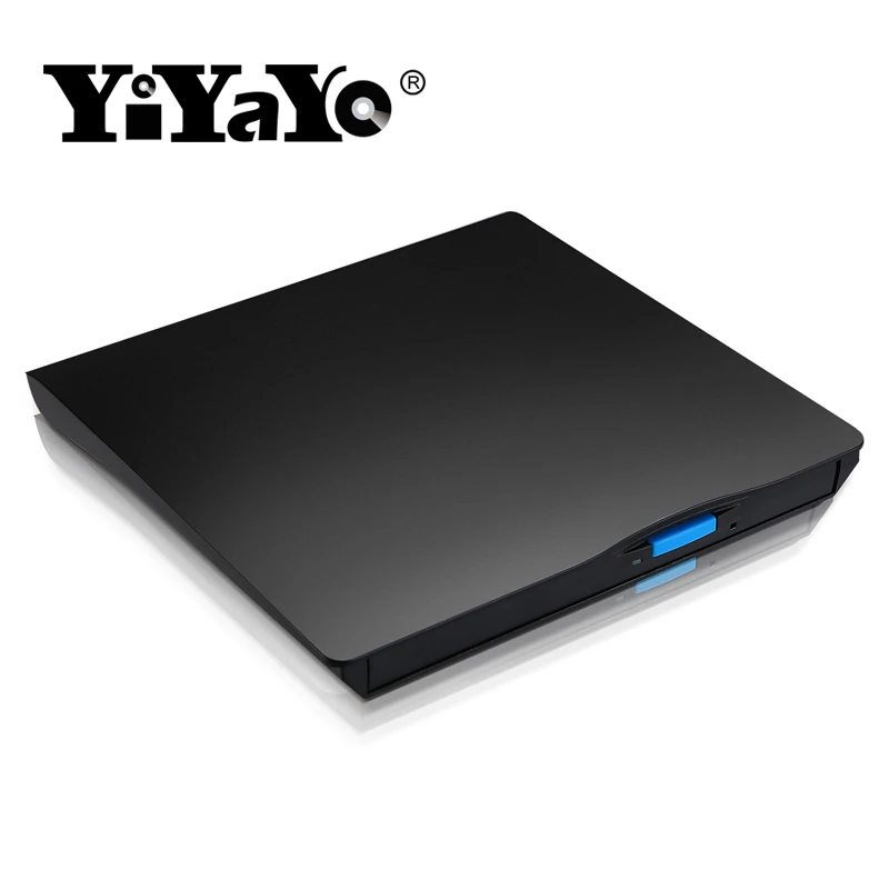 YiYaYo внешний тонкий DVD диск USB 2 0 DVD/CD-RW горелки CD/DVD Встроенная память плеер