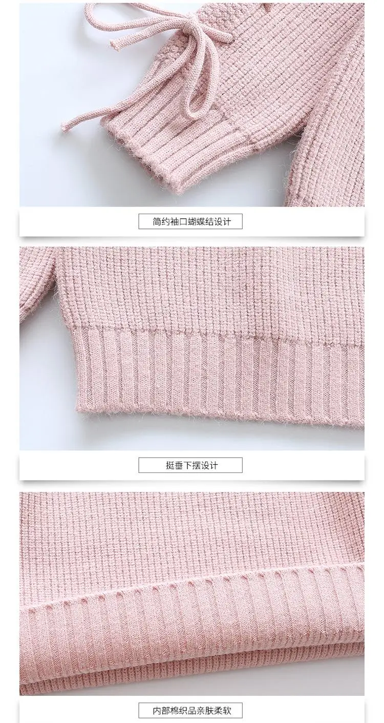 Г. Осенне-зимние свитера для девочек Одежда для детей Детская одежда модный свитер для девочек, одежда пуловеры, 2 цвета, От 4 до 15 лет