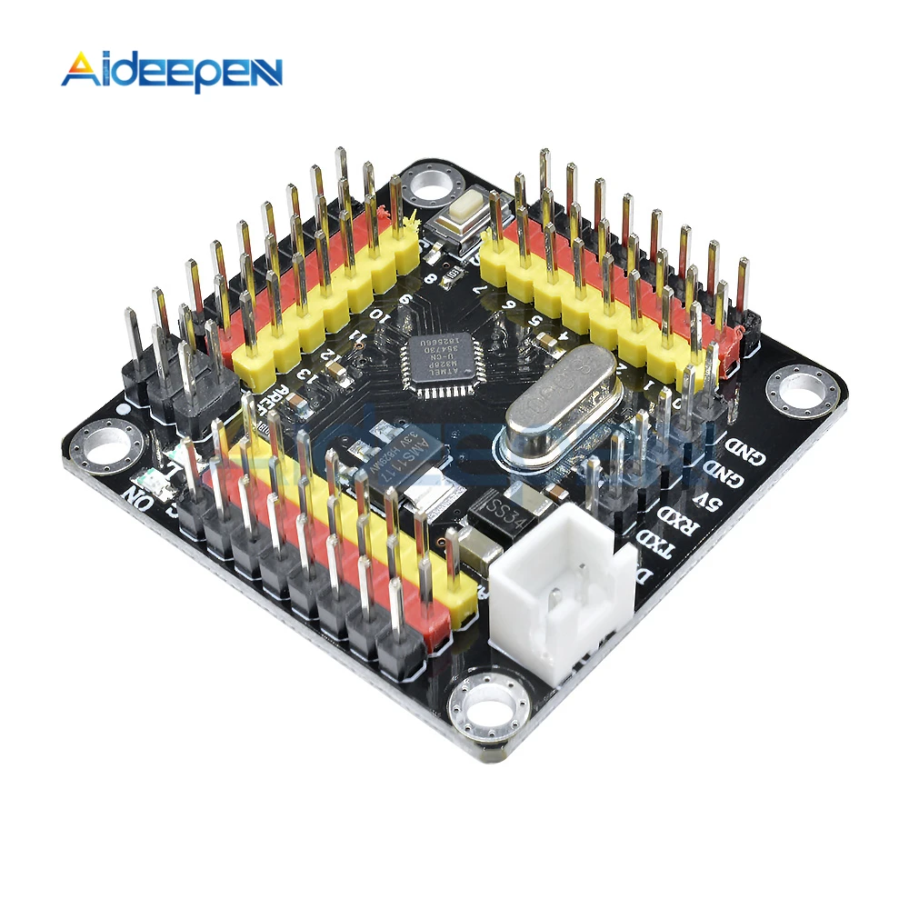 Atmega328 Pro Mini 3,3 V 5V Модуль платы для Arduino Mini 328 ATMEGA328P микроконтроллер CH340 Nano 3,0 сильная серия