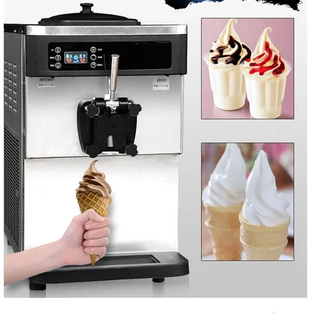 Buy 220V Commercial 26L/H Electric Soft Ice Cream