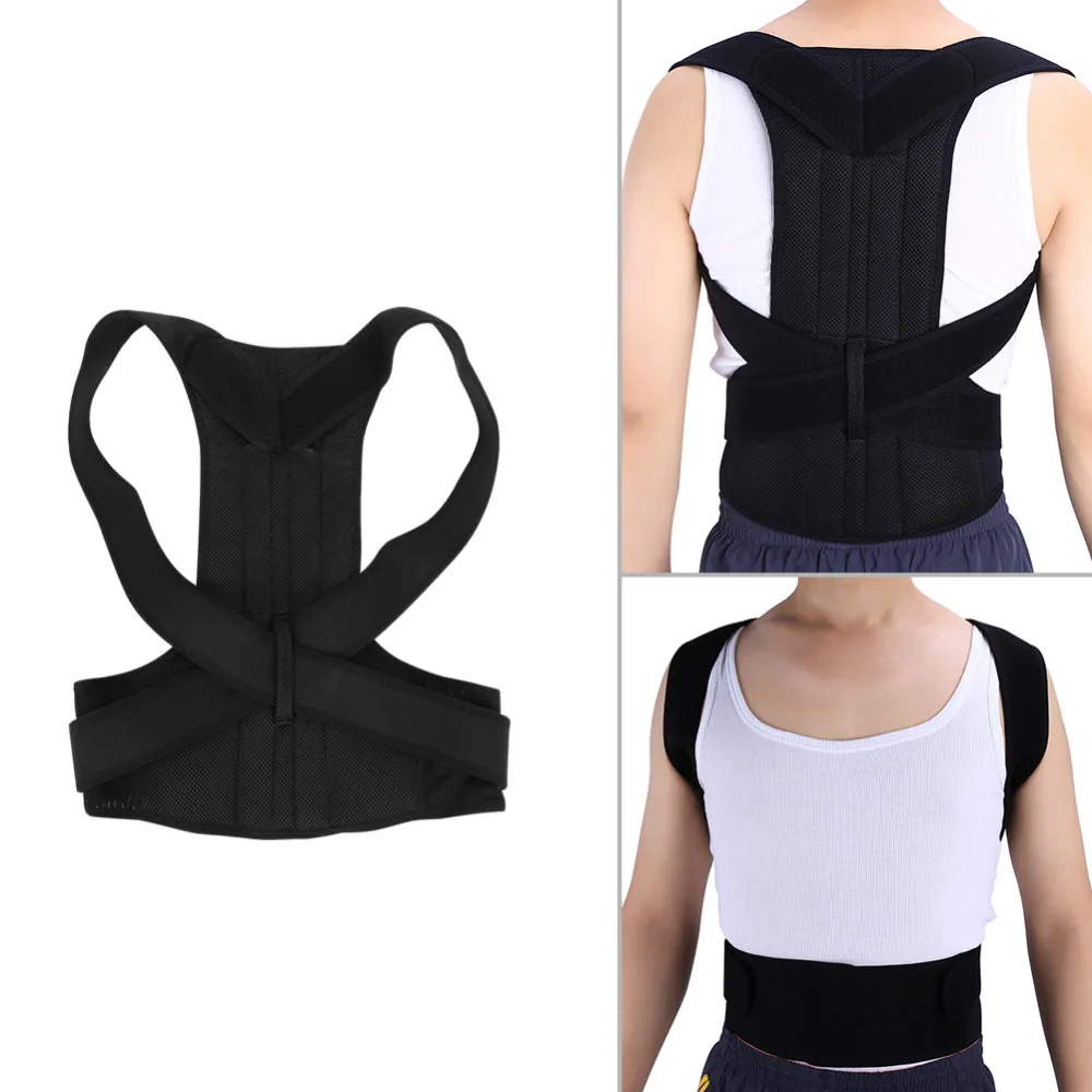 Adjustable Adult Back Corset Spine Support Belt Lumbar Back Posture