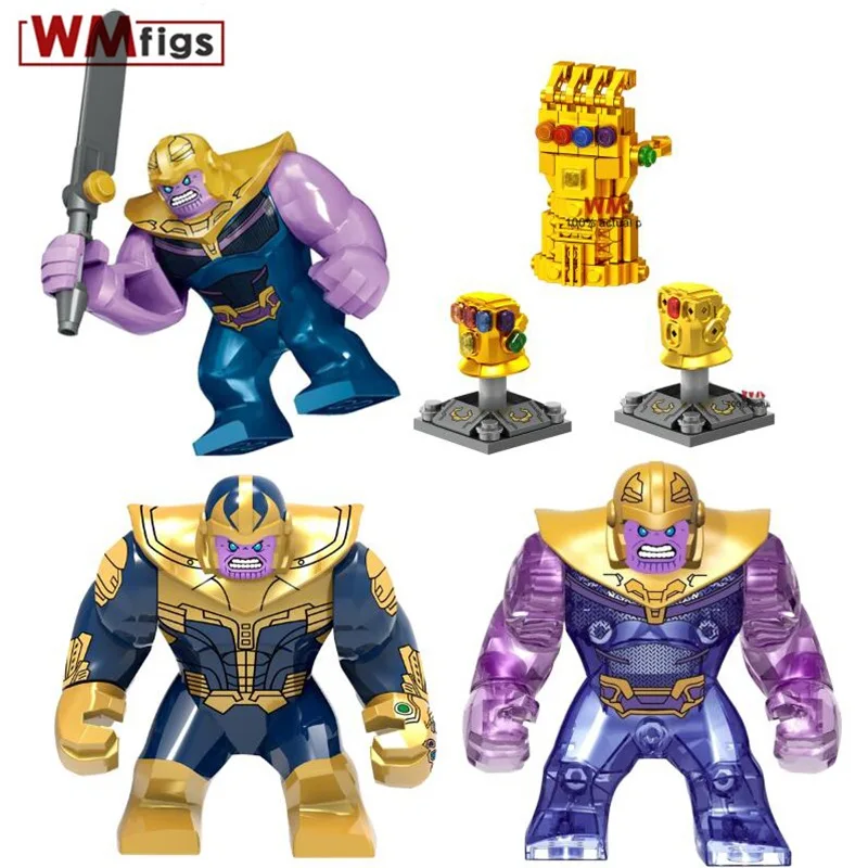 

Thanos Infinity War Endgame Gaunlet Glove Infinity Stone Super Heroes Building Blocks Toys for Children Gifts
