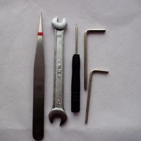 

3 D printer tools kit internal hexagonal wrench 3/2mm open spanner 5.5*7mm tweezers slot type screwdriver top quality