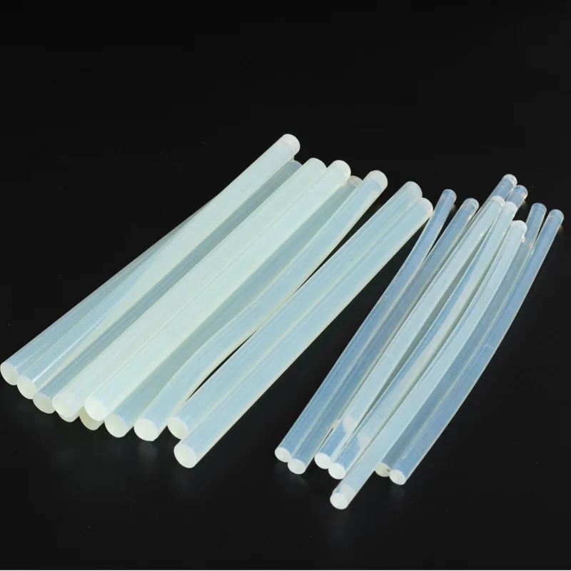 Hot Melt Adhesive Rods 7 * 220MM And 11 * 220MM White Transparent Hot Melt Adhesive Bar