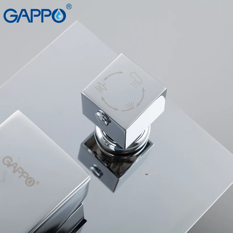 GAPPO смеситель для душа водопад смеситель для душа для ванны Haed душевая панель для ванной Душевой Набор кран chuveiro do banheiro