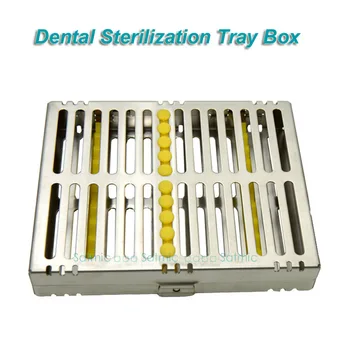 

Dental Sterilization Cassette Disinfection Rack Tray Box For 10pc Instrument