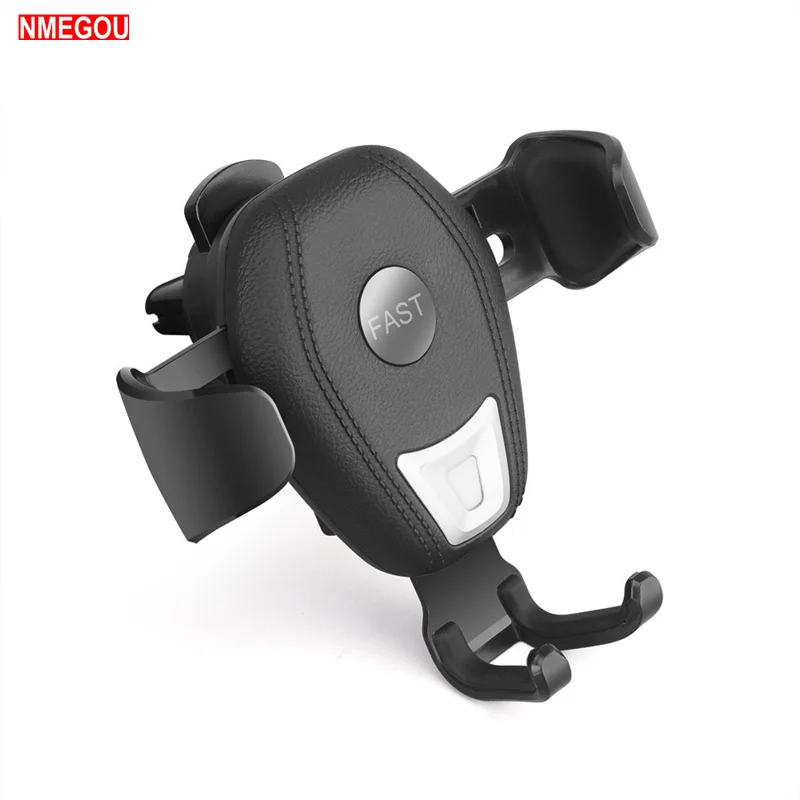 Car Wireless Charger Holder Fast Charging Stand for IPhone X XR XS Max 8 Plus Samsung Galaxy S8 S9 Air Vent Phone Clip Bracket