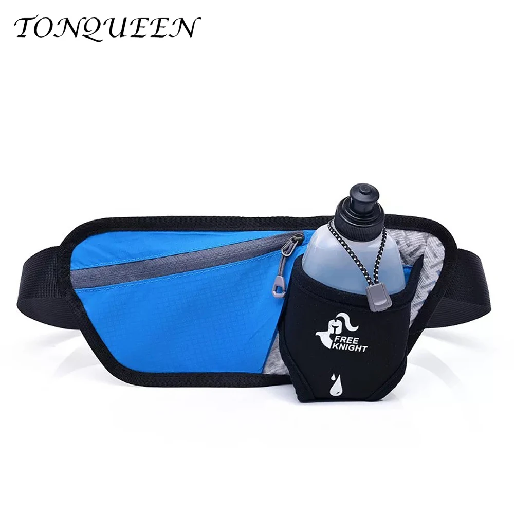 Soft Running Waist Bag with Gift Bottle Waterproof Running Belt with