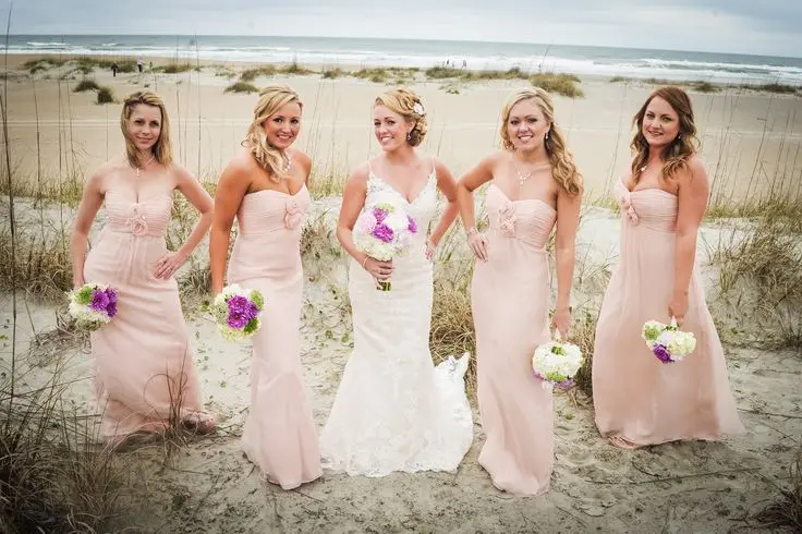 Hot Pink Chiffon Sweetheart Off Shoulder A Line Bridesmaid Hot Pink Chiffon Sweetheart Off Shoulder A Line Bridesmaid Dresses 2017 Vestido De Festa Zipper Back Wedding Party Gown In From