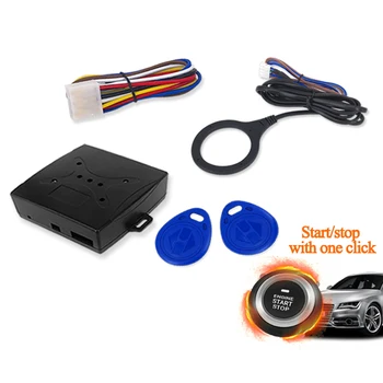 

Auto Car Alarm Car Engine Push Start Button RFID Lock Ignition Starter Keyless Entry Start Stop Immobilizer Anti-theft System 5