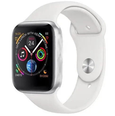 Smart Watch 44MM Series 4 Clock Push Message Bluetooth Heart Rate Smartwatch SIRI For Android phone IOS apple iPhone 6 7 8 X