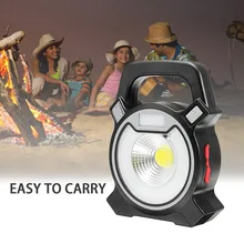 Портативный светильник Micro usb зарядка 30 Вт COB светодиодный работает с удобной ручкой для кемпинга освещение для наружной садовой работы