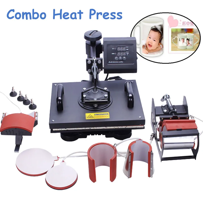 Advanced 8 In 1 Combo font b Heat b font Transfer font b Machine b font