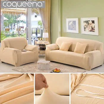 

Modern Solid Universal Elastic Stretch Sofa Cover for Living Room Sectional Couch Covers Recliner Chair Furniture Slipcovers