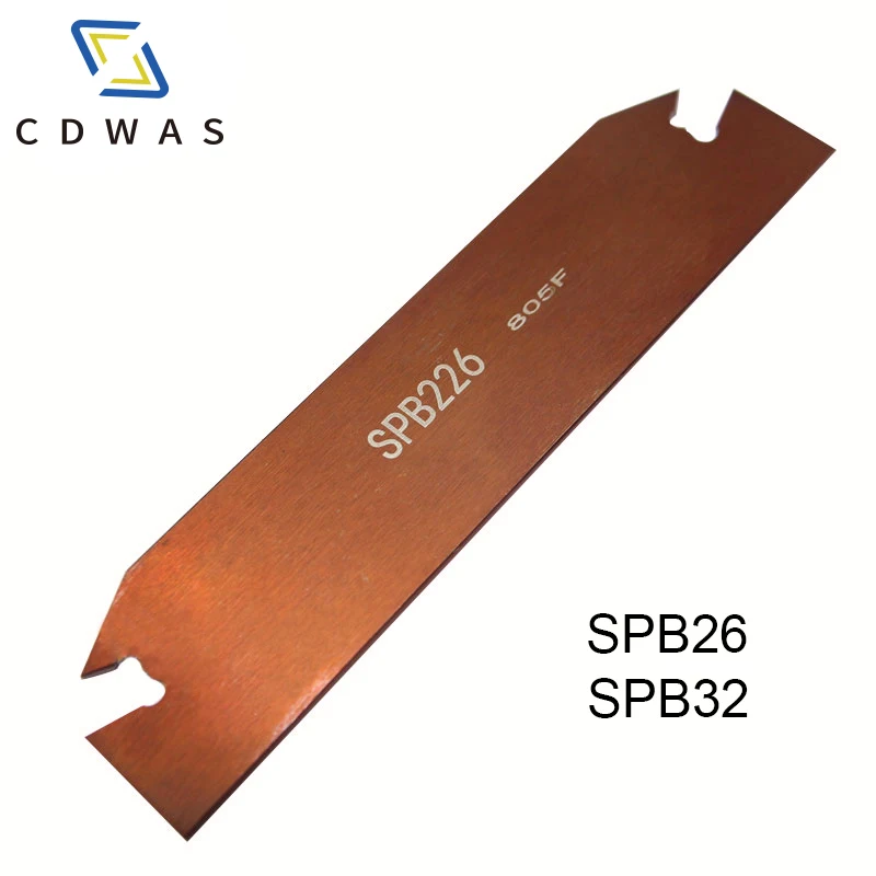 

1pc SPB26 SPB32-3/-2/-4/5/-6 Grooving Blade for SP300 SP400 PC9030/NC9030 Inserts Slotting tool
