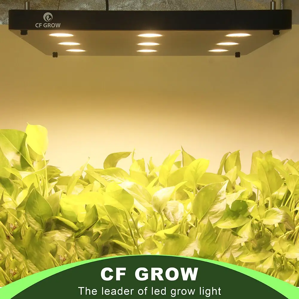 W 810WCF ультра-тонкий светодиодный светильник для выращивания 360 Вт 540 полный спектр панель для выращивания гидропонных растений светильник для роста на всех стадиях ing