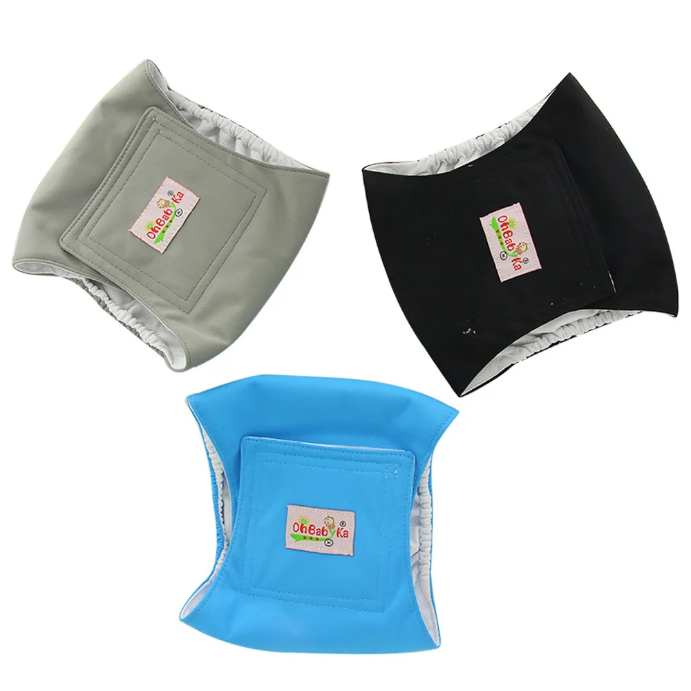 3 упаковки водонепроницаемые подгузники для животных моющиеся подгузники для собак брендовые дышащие мужские собачьи обертывания Премиум подгузники для собак нижнее белье брюки
